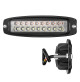 72W LED Boat - DC9-60V  - spreader light - Emmitt Color: White & Yellow -  Black casing - WK-72BWY - AZLED